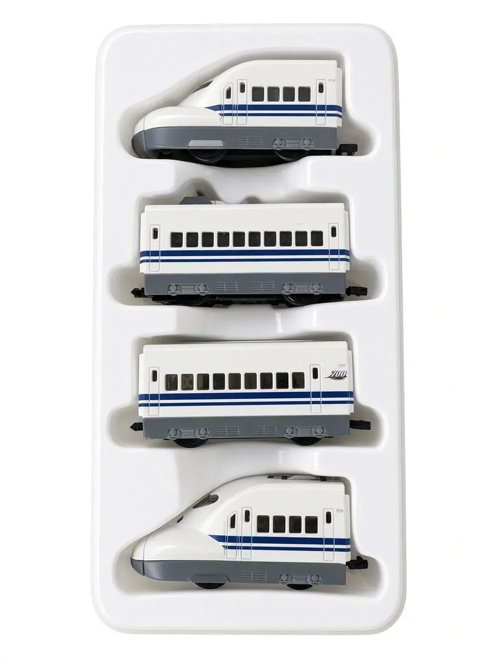 Konami Choro-Q Train Series 700 Shinkansen Bullet Train 4-Car Battery Powered